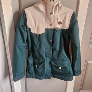 Women's Two-Tone Hooded Jacket